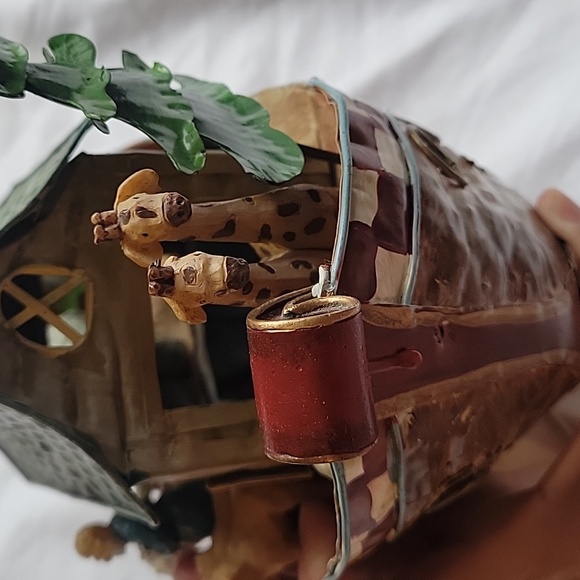 KURT S. ADLER Noah’s Ark Metal Night Light Home Table Top Bible Ship Boat Decor - Picture 7 of 17